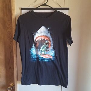 Boys Shark And Dinosaur Tee